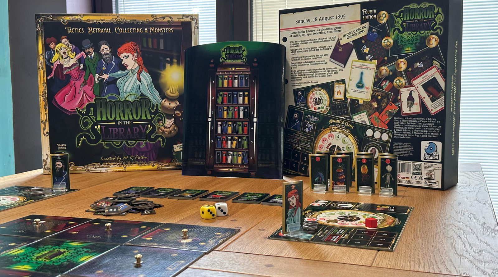 Horror in the Library product spread