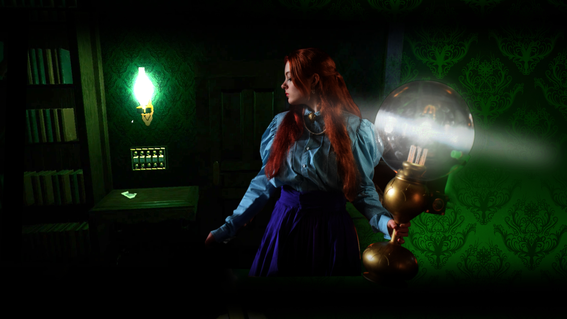 Horror in the Library VR background