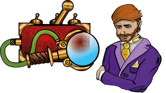 Apparatus co-operative mode artwork with machine and Lab Assistant