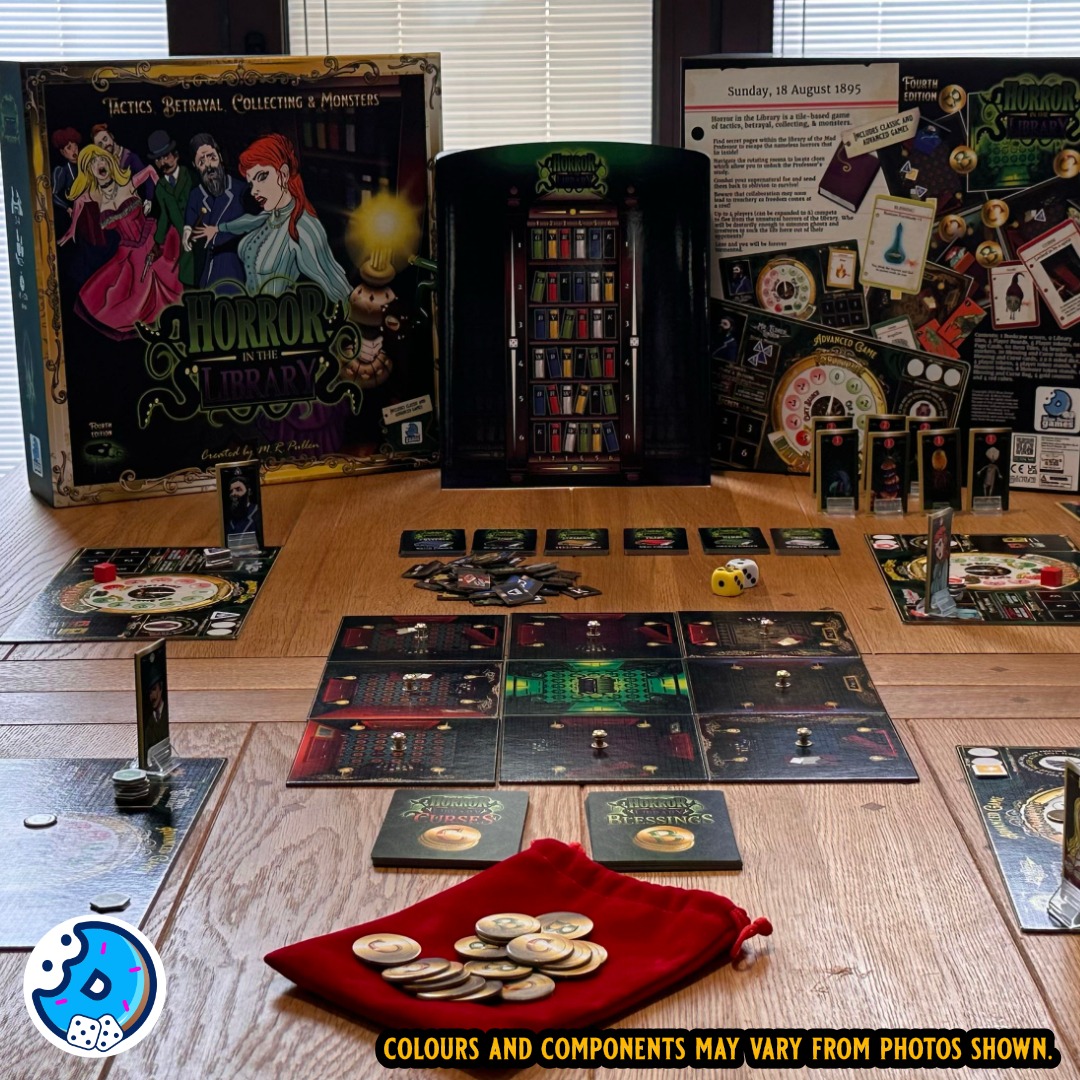 Horror in the Library Board Game